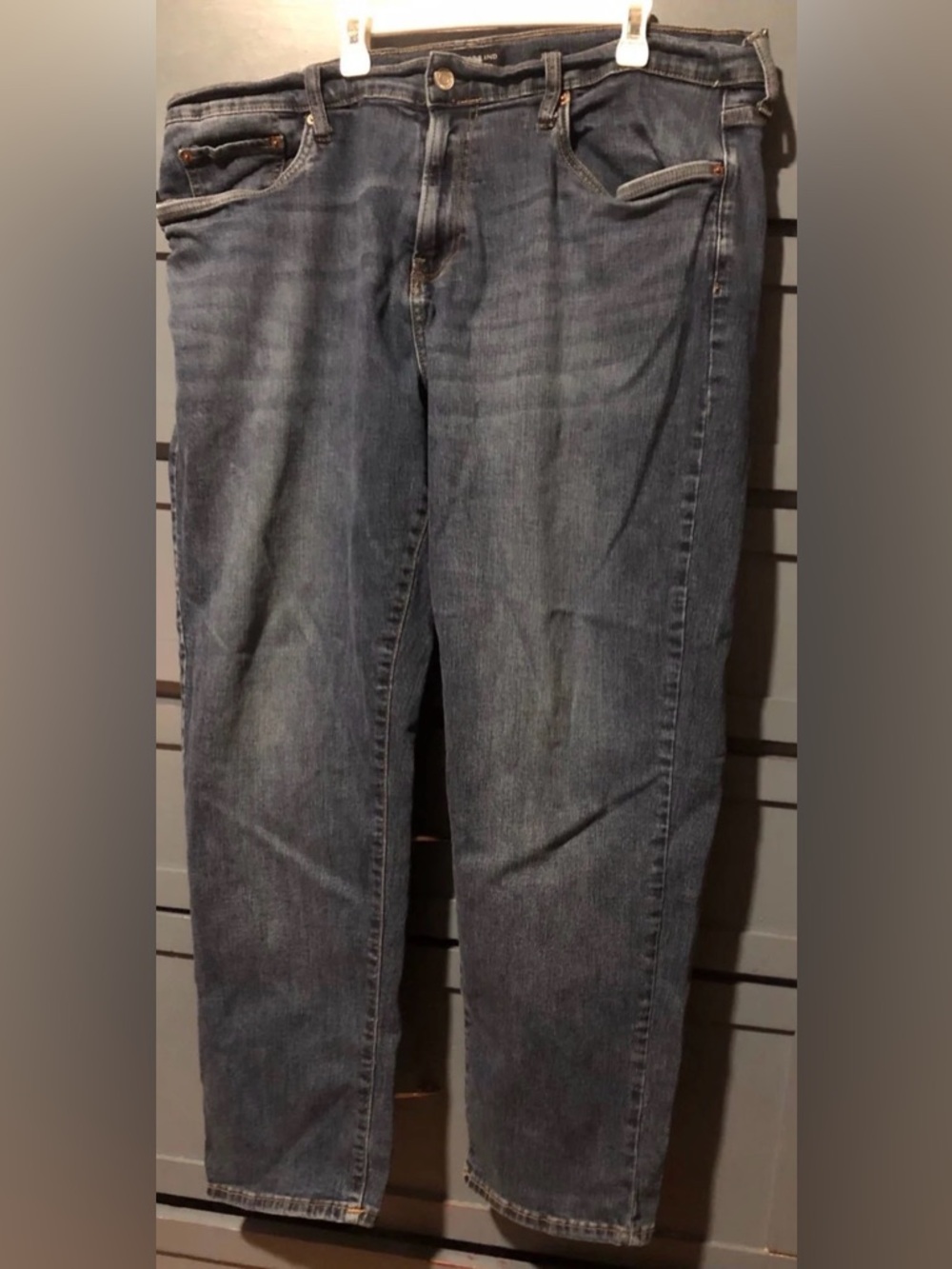 Lucky Brand 221 Straight Leg Men’s Medium Washed Blue Denim Jean Stretch 40 X 30